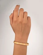 بنگل طلا زنانه ونکلیف گالری بلوچی کد TA18 گلدی بهشت