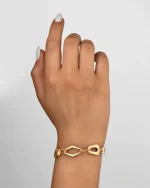 نیم ست طلا زنانه گالری بلوچی کد TA4 گلدی بهشت