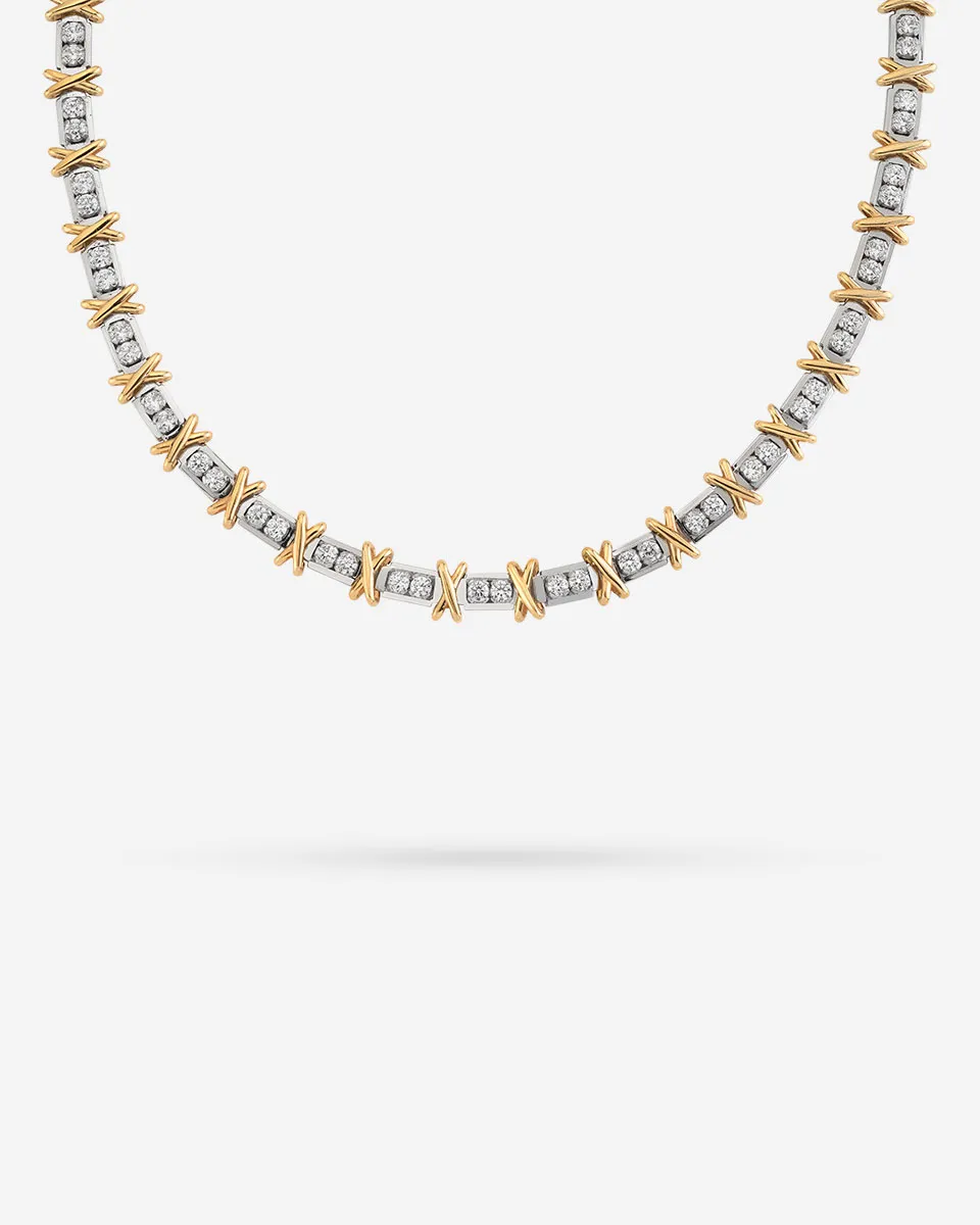 Bellucci Gallery TA8-Tiffany Gold Set-goldibehesht-01 نیم ست طلا زنانه تیفانی گالری بلوچی کد TA8 گلدی بهشت