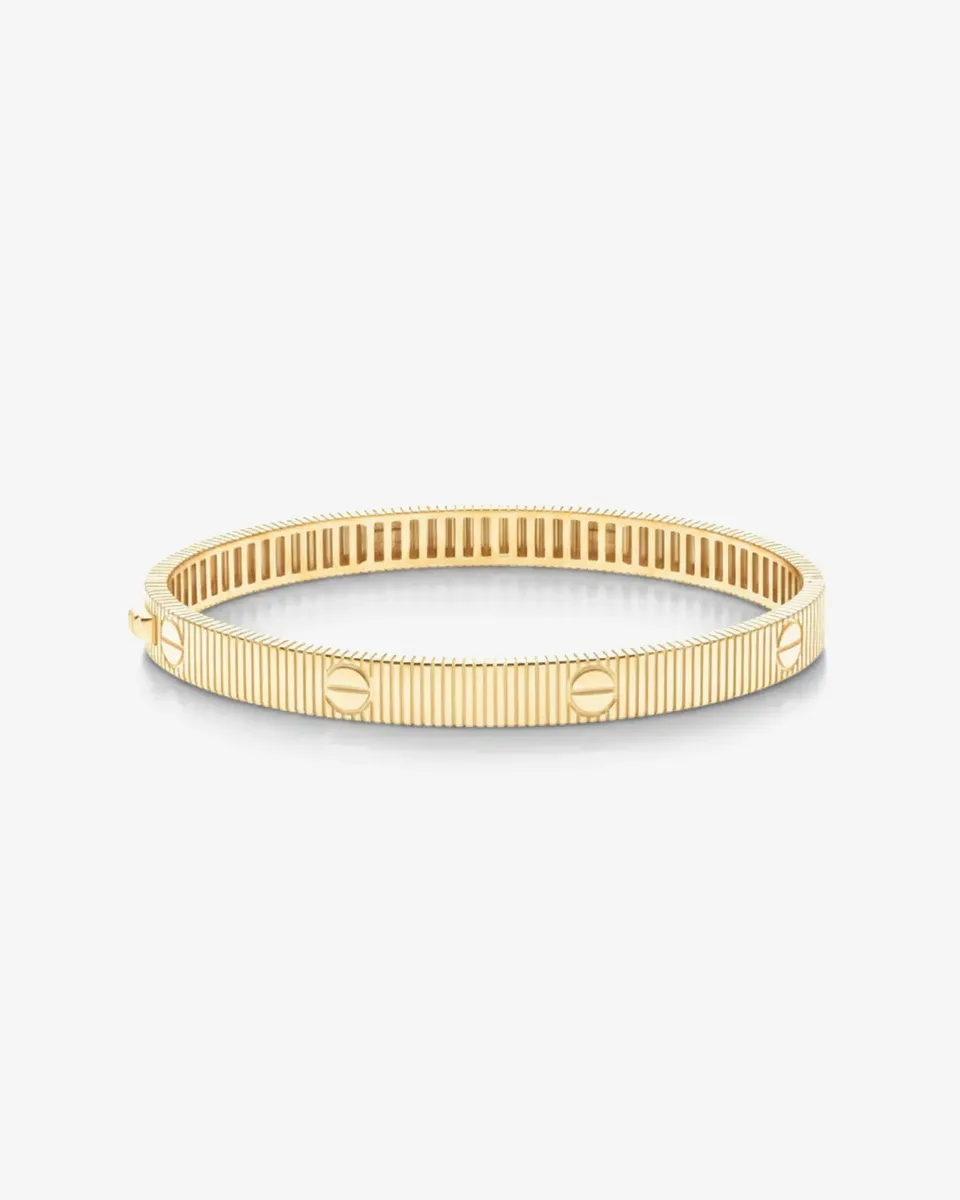 Bellucci Gallery TA32 Cartier Gold Bracelet-Goldibehesht-02 بنگل طلا زنانه کارتیه گالری بلوچی کد TA32 گلدی بهشت