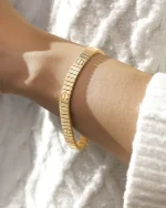 بنگل طلا زنانه کارتیه گالری بلوچی کد TA33 گلدی بهشت