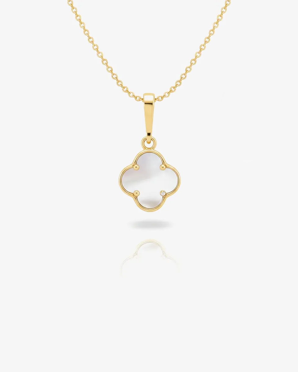 Bellucci Gallery TA56 Van Cleef Gold Pendants-Goldibehesht-02 آویز طلا زنانه ونکلیف گالری بلوچی کد TA56 گلدی بهشت
