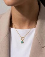 گردنبند طلا زنانه گالری بلوچی کد TA90 - Image 2