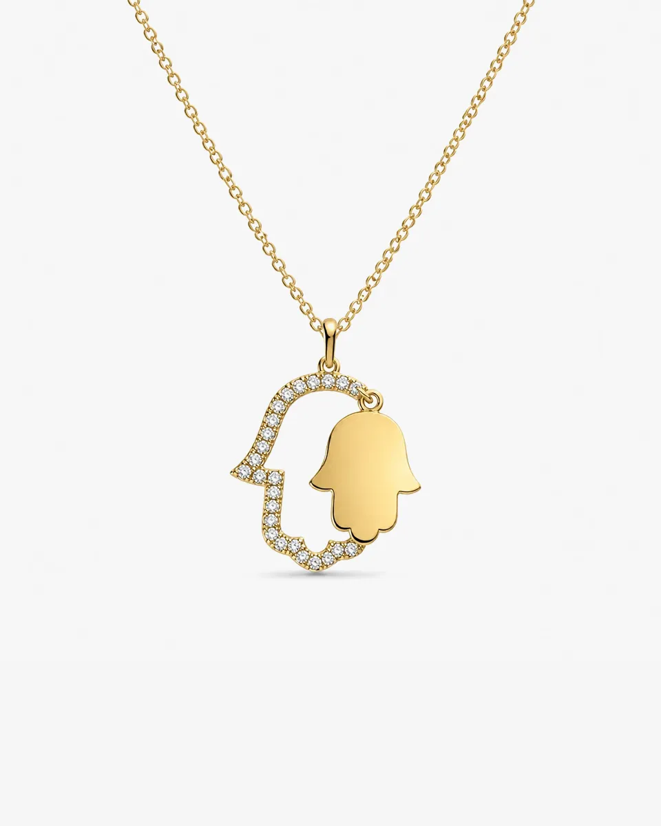 Bellucci Gallery TA94 Gold Necklace-Goldibehesht-01 گردنبند طلا زنانه گالری بلوچی کد TA94 گلدیبهشت