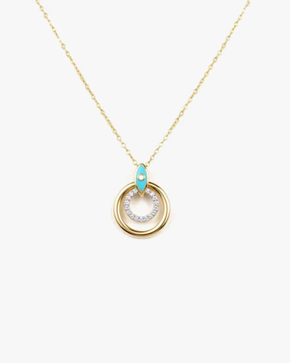 Bellucci Gallery TA95 Gold Necklace-Goldibehesht-01 گردنبند طلا زنانه گالری بلوچی کد TA95 گلدیبهشت