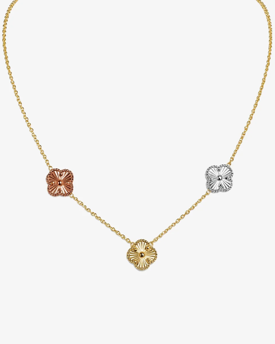 bellucci-gallery-ta118-van-cleef-gold-set-ordibehesht-06 ست طلا زنانه ونکلیف گالری بلوچی کد TA118 - تصویر 1
