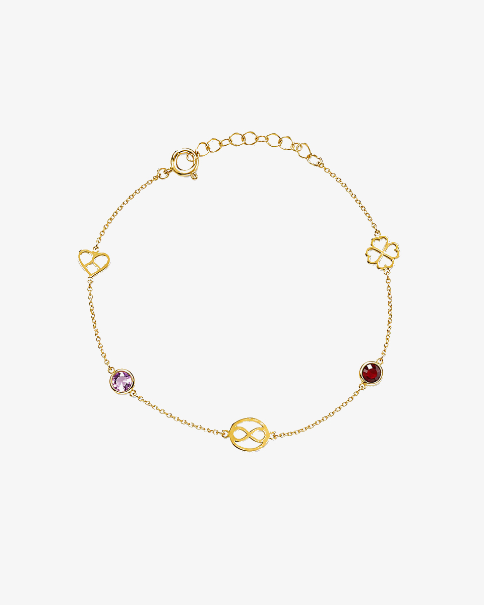 belluccigoldgallery_bracelet-love-infinity دستبند طلا زنانه گالری بلوچی کد TA150 - Image 1