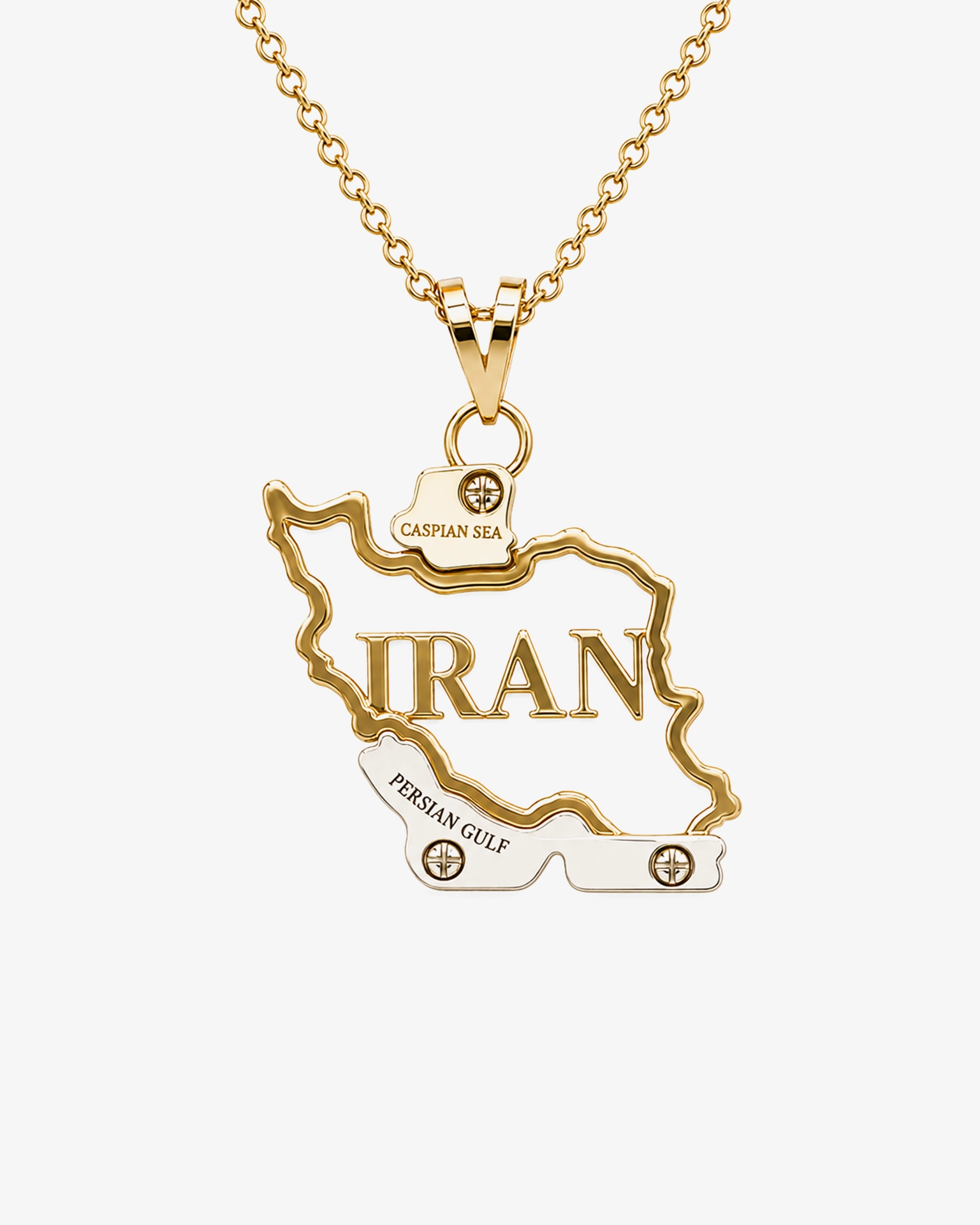 NK-0068 گردنبند طلا زنانه گالری بلوچی کد TA180 - Image 1