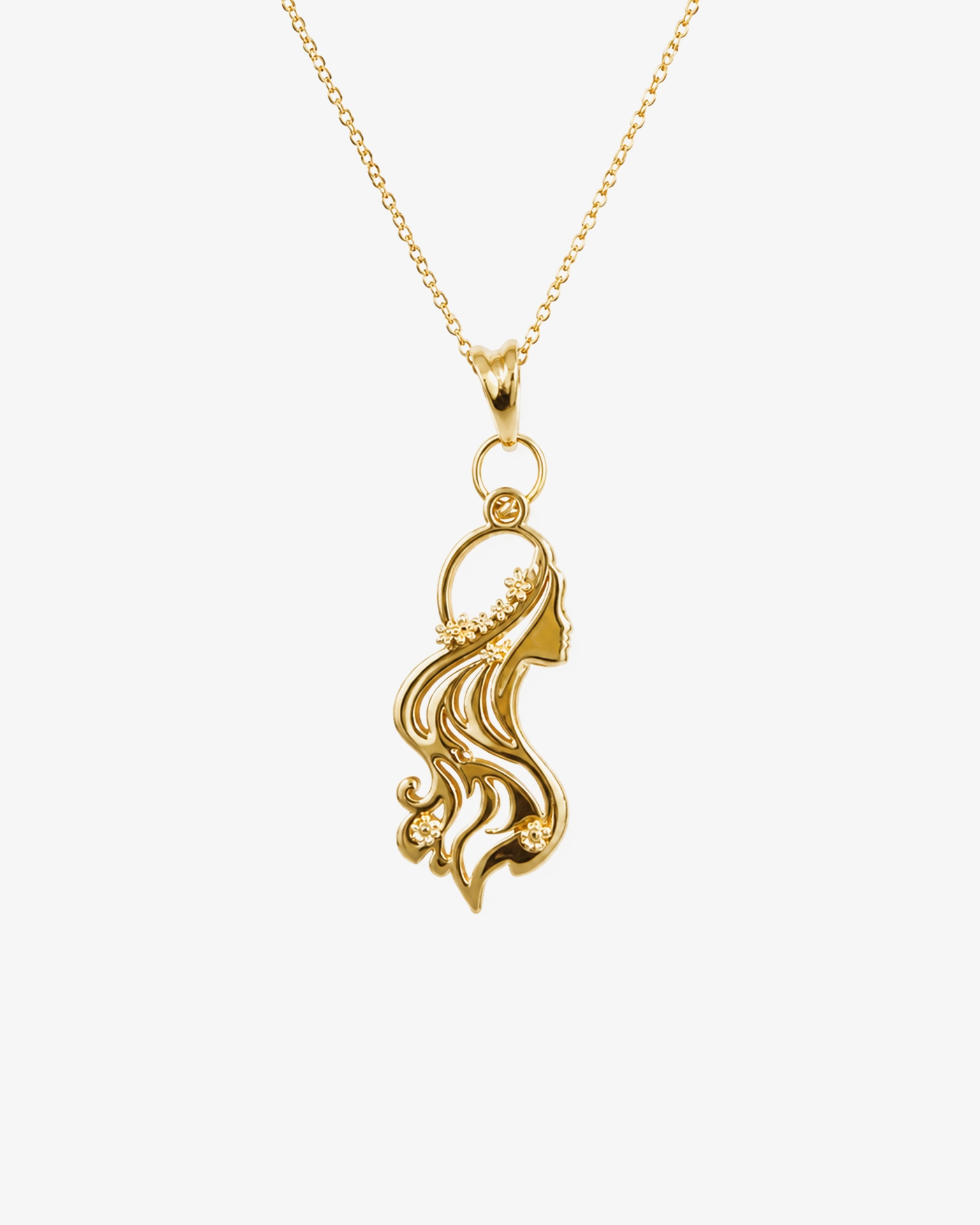 NK-0074 گردنبند طلا زنانه گالری بلوچی کد TA186 - Image 1