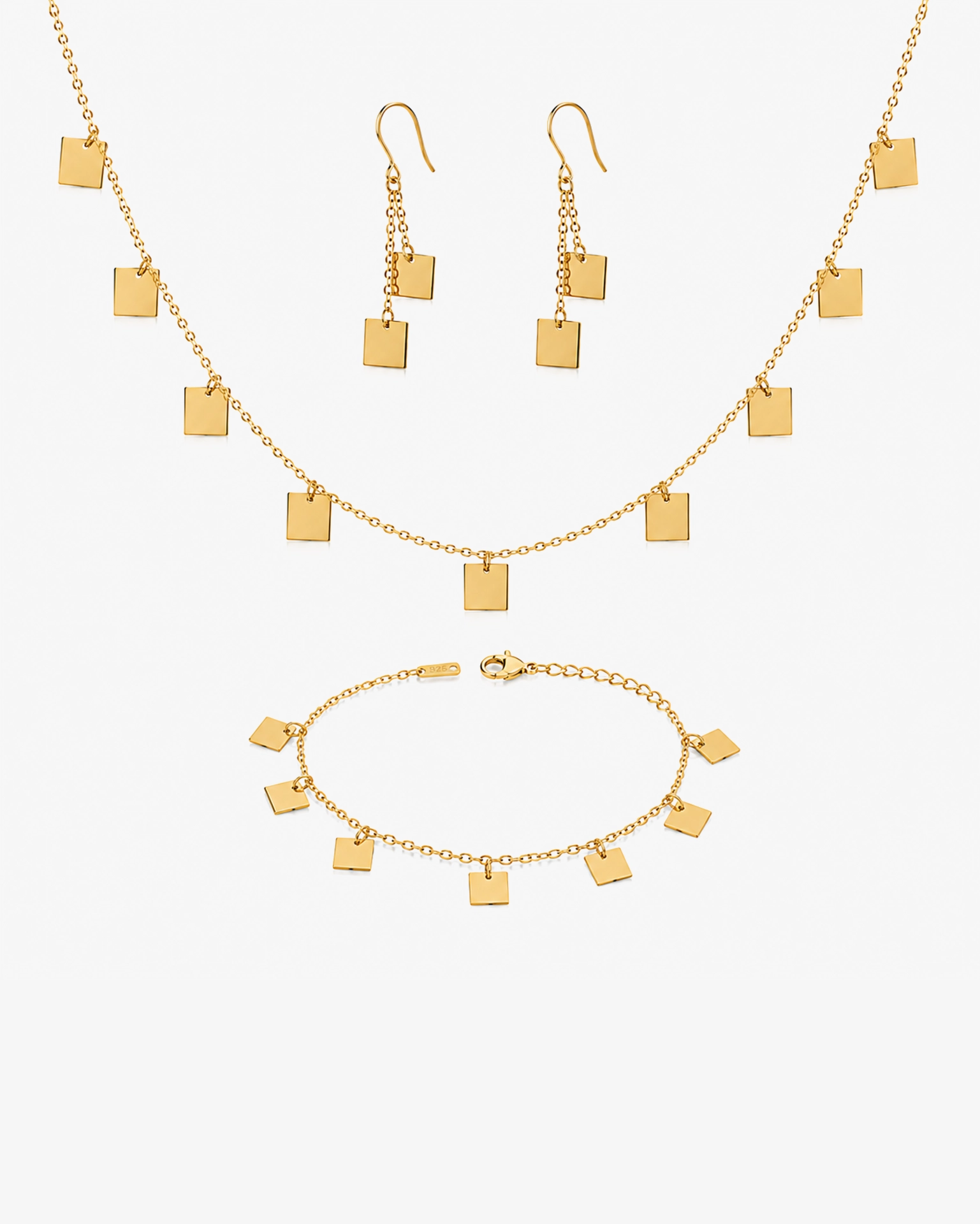 NM-0049 نیم ست طلا زنانه گالری بلوچی کد TA253 - Image 1